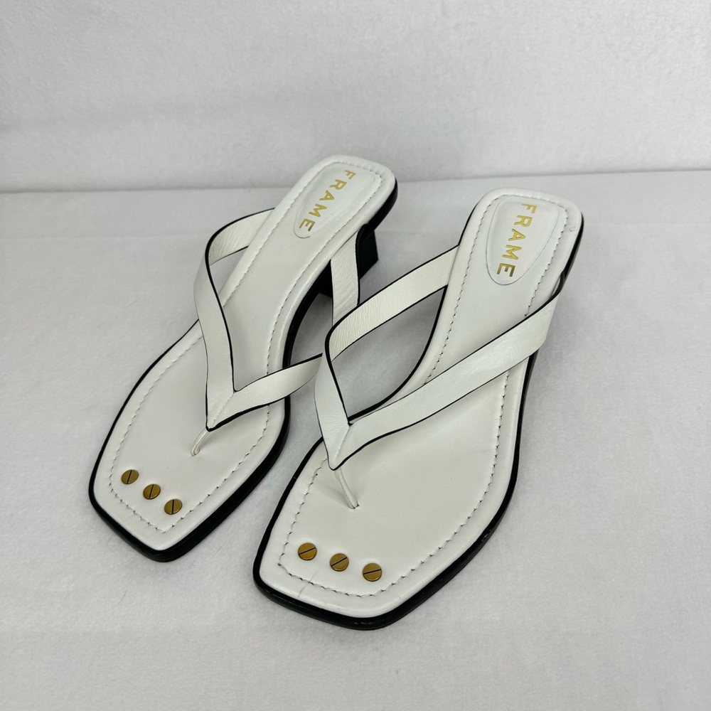 Frame Denim Women's White Sandals